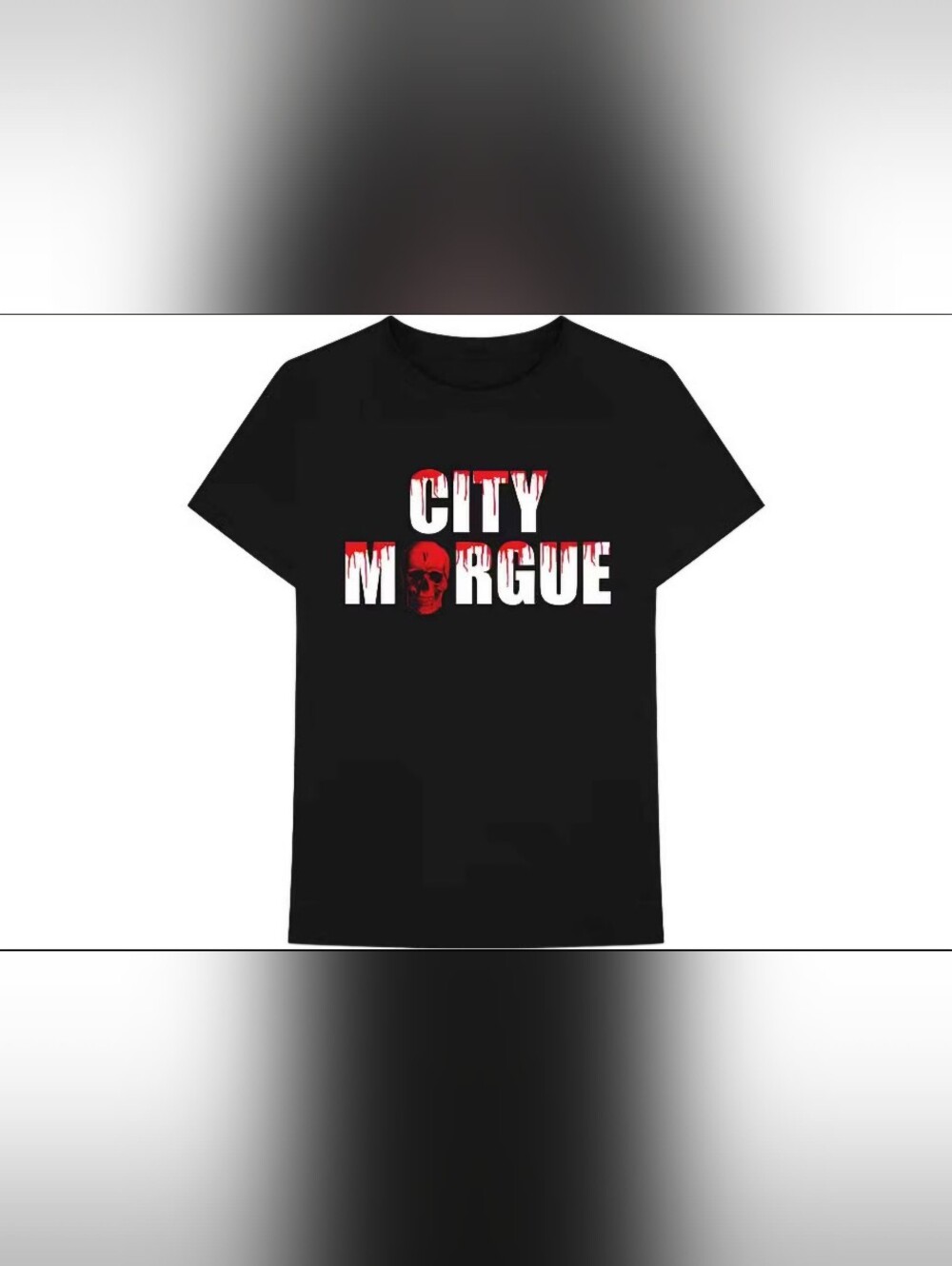 Small City Morgue Black Graphic Tee